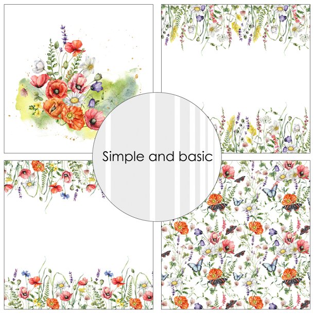 Simple and Basic - Blok 12" - Summer Meadow