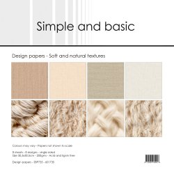 Simple and Basic - Blok 12" - Soft and natural textures