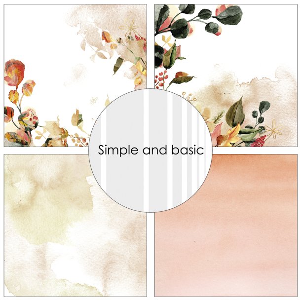 Simple and Basic - Blok 12" - A touch of autumn