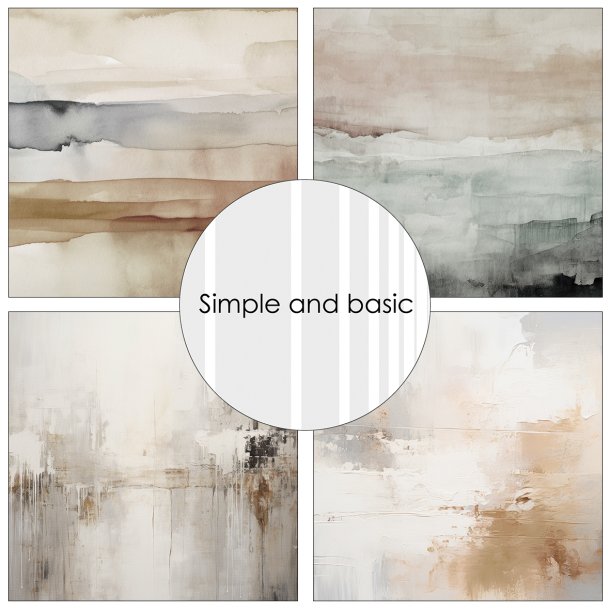 Simple and Basic - Blok 12'' - Modern and Abstract
