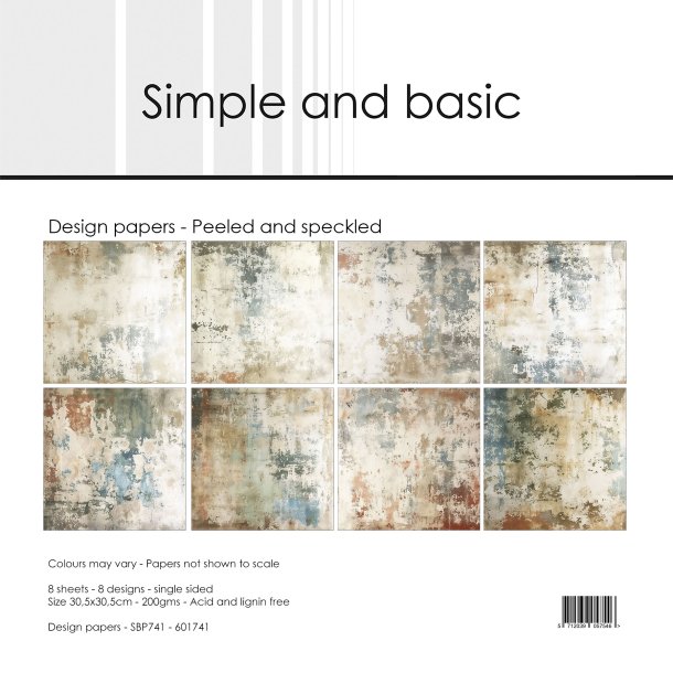 Simple and Basic - Blok 12'' - Peeled and speckled