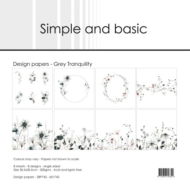 Simple and Basic - Blok 12'' - Grey Tranquility