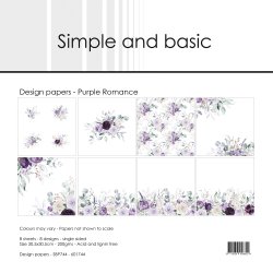 Simple and Basic - Blok 12'' - Purple Romance