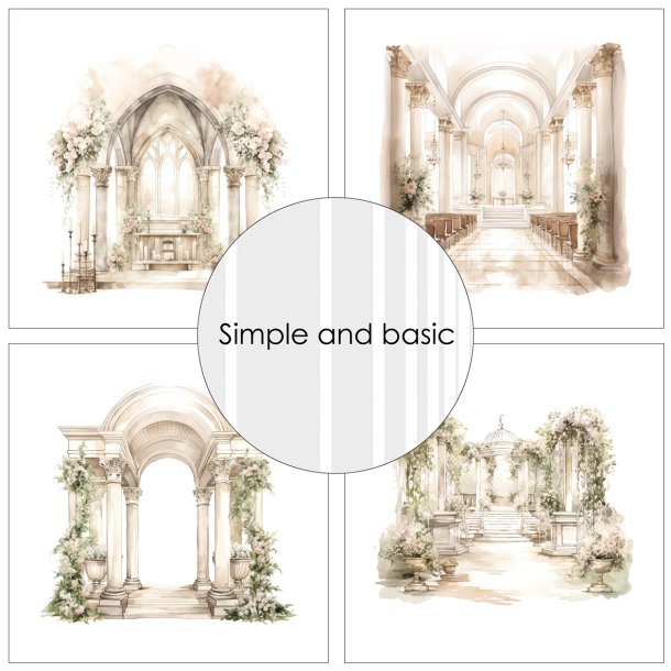 Simple and Basic - Blok 12'' - A Sense of Romance / En flelse af romantik
