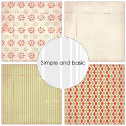 Simple and Basic - Blok 12'' - Be Merry / Vr glad