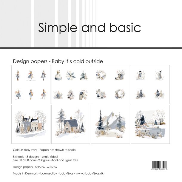 Simple and Basic - Blok 12" - Baby it's cold outside