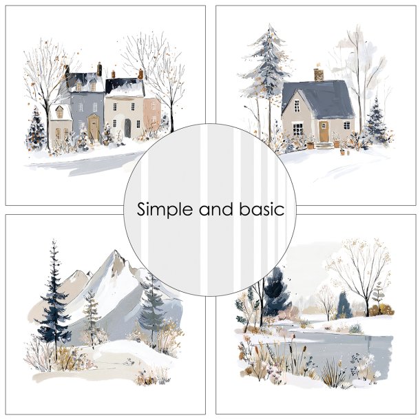 Simple and Basic - Blok 12" - Baby it's cold outside