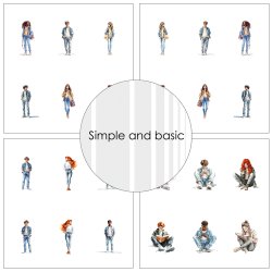 Simple and Basic - Blok 12" - Young People