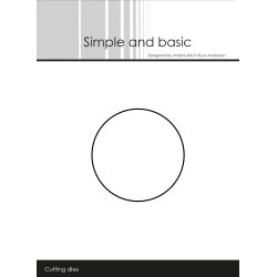 Simple and Basic - Blok 6" Med Die - Blomster