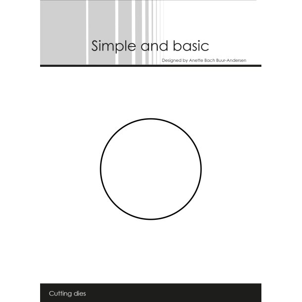 Simple and Basic - Blok 6" Med Die - Blomster