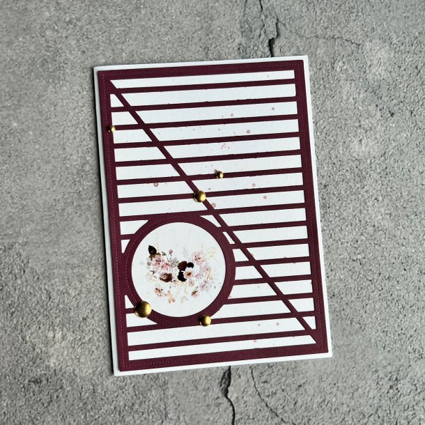 Simple and Basic - Blok 6" Med Die - Blomster