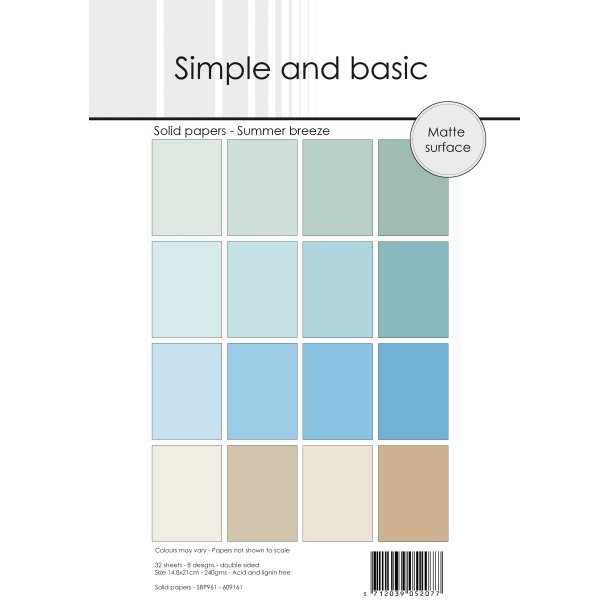 Simple and Basic - Blok A5 - Summer Breeze