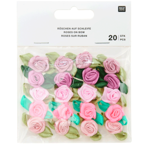 Selvklbende - Roser med sljfer - Lyserd