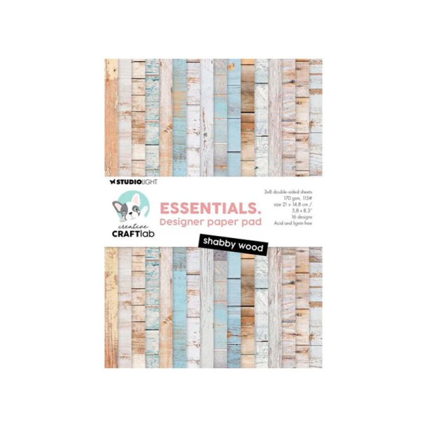 Studio Light - Blok - A5 - Shabby wood