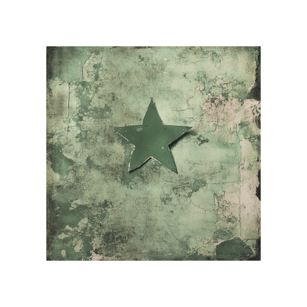 Gavlhusets Design - Blok 6'' - Rustik Tr Grn