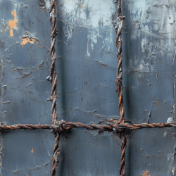 Gavlhusets Design - Blok 6'' - Rustik Metal Bl