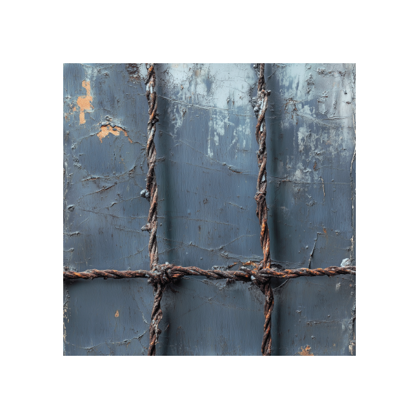 Gavlhusets Design - Blok 6'' - Rustik Metal Bl