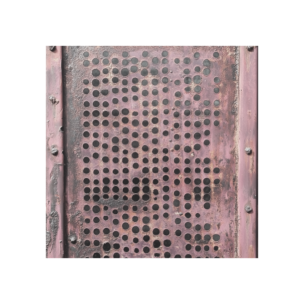 Gavlhusets Design - Blok 6'' - Rustik Metal Rosa