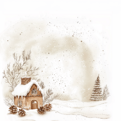 Gavlhusets Design - Blok 6'' - Julestemning