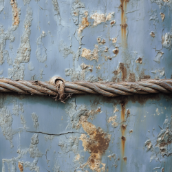 Gavlhusets Design - Blok 6'' - Rustik Metal Bl