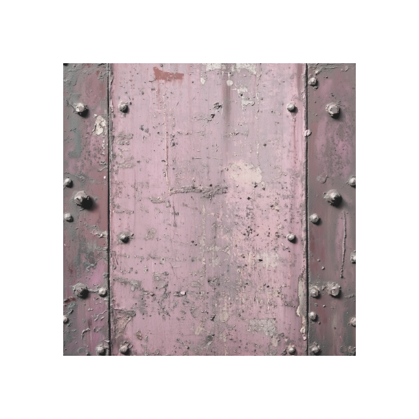 Gavlhusets Design - Blok 6'' - Rustik Metal Rosa