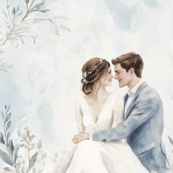 Gavlhusets Design - Blok 6'' - Brudepar