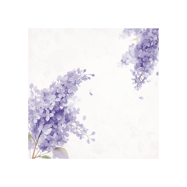 Gavlhusets Design - Blok 6'' - Lilla