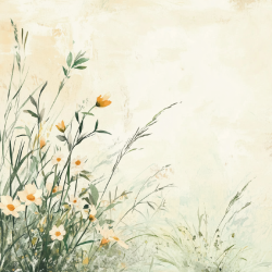 Gavlhusets Design - Blok 6'' - Blomster