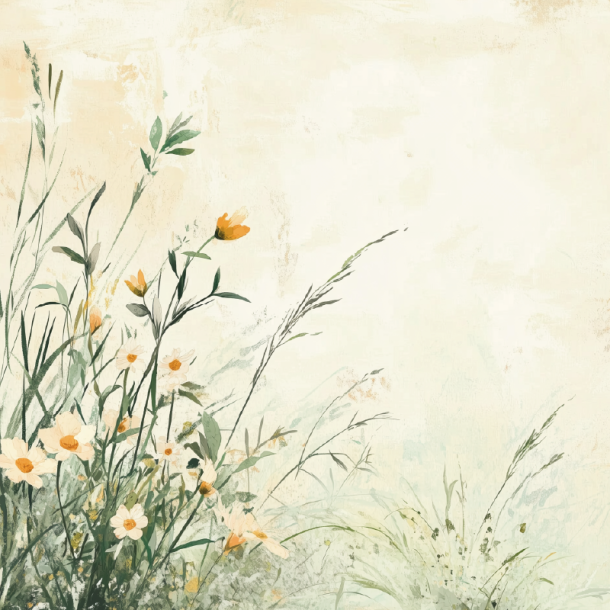 Gavlhusets Design - Blok 6'' - Blomster