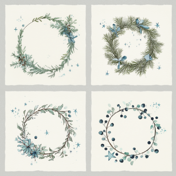 Gavlhusets Design - Blok 6'' - Juleminder