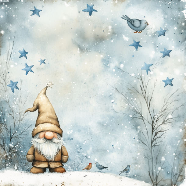 Gavlhusets Design - Blok 6'' - Jul i bl nuancer