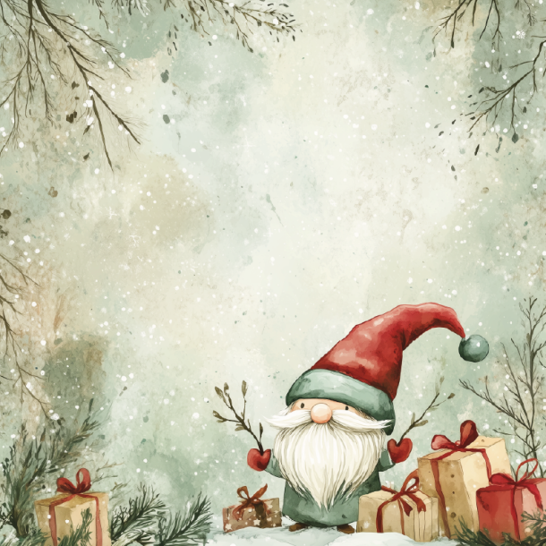 Gavlhusets Design - Blok 6'' - Jule i rde nuancer