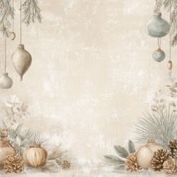 Gavlhusets Design - Blok 6'' - Neutral Jul