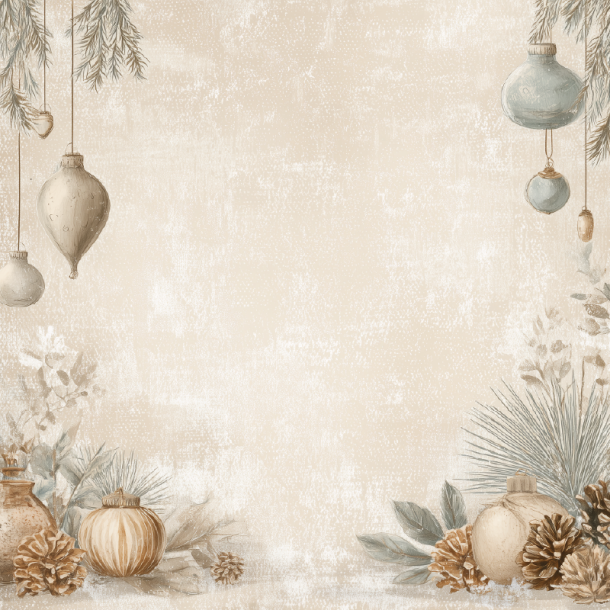 Gavlhusets Design - Blok 6'' - Neutral Jul