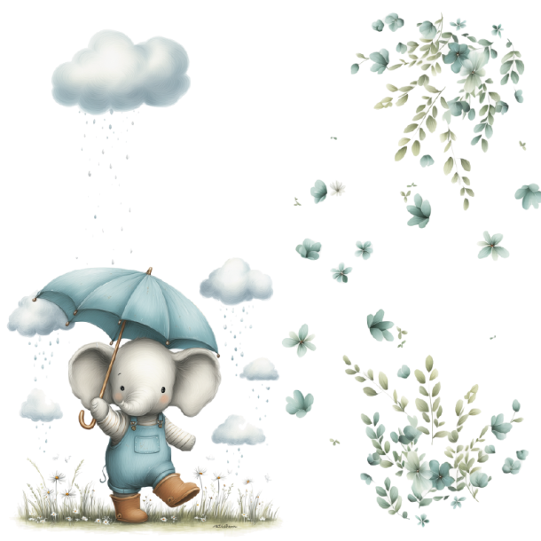 Gavlhusets Design - Blok 6'' - Sm nuttede dyr