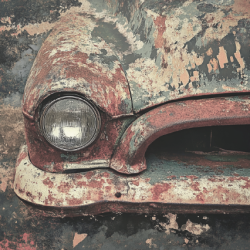 Gavlhusets Design - Blok 6'' - Biler og rust