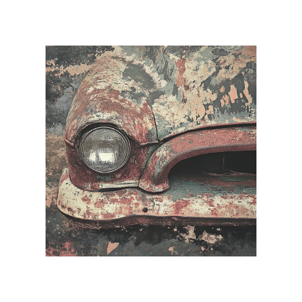 Gavlhusets Design - Blok 6'' - Biler og rust