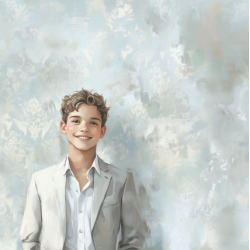 Gavlhusets Design - Blok 6'' - Konfirmation - Drenge