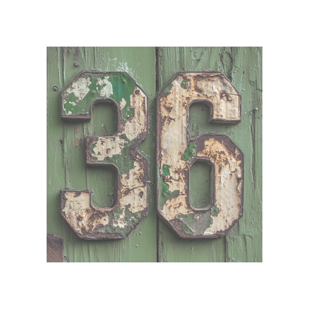 Gavlhusets Design - Blok 6'' - Rustik Tr Grn