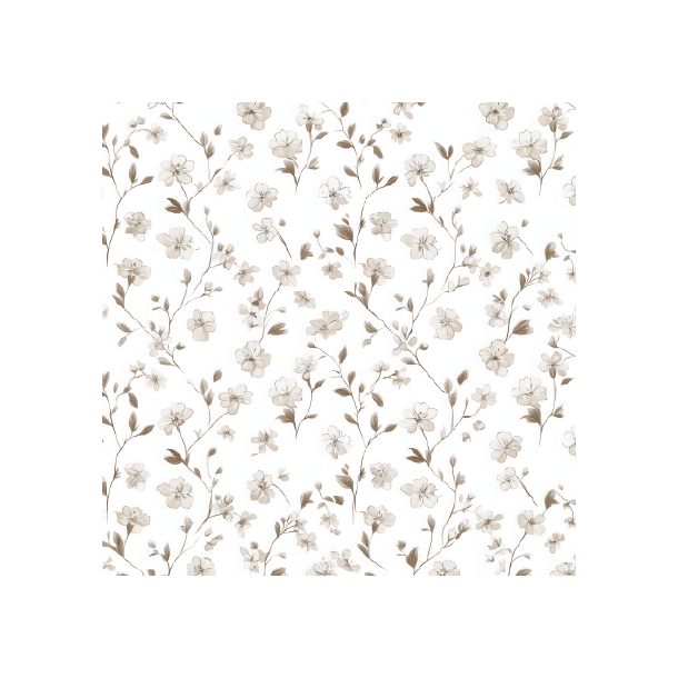 Gavlhusets Design - Blok 6'' - Hvid og sand