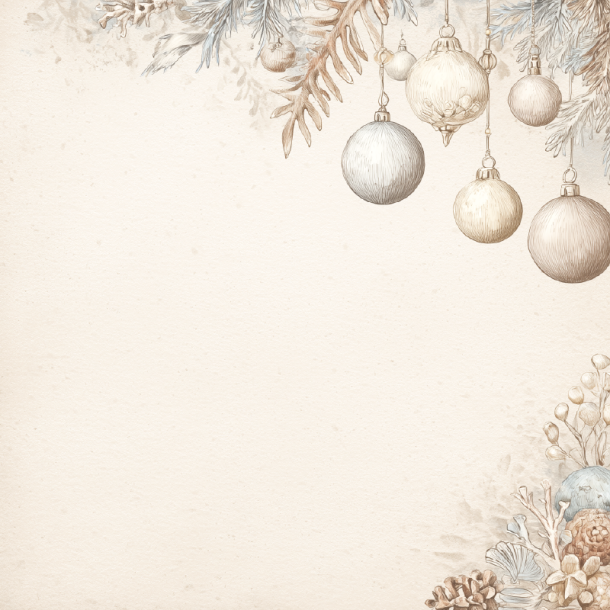 Gavlhusets Design - Blok 6'' - Neutral Jul