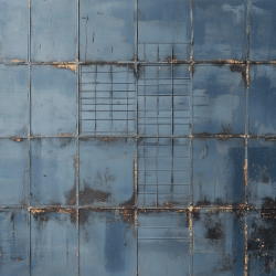 Gavlhusets Design - Blok 6'' - Rustik Metal Bl