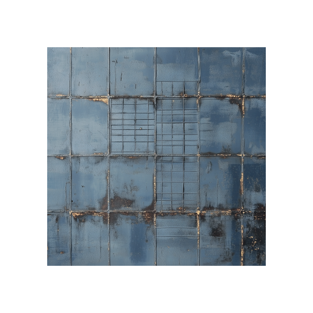 Gavlhusets Design - Blok 6'' - Rustik Metal Bl