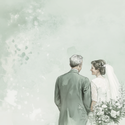 Gavlhusets Design - Blok 6'' - Brudepar