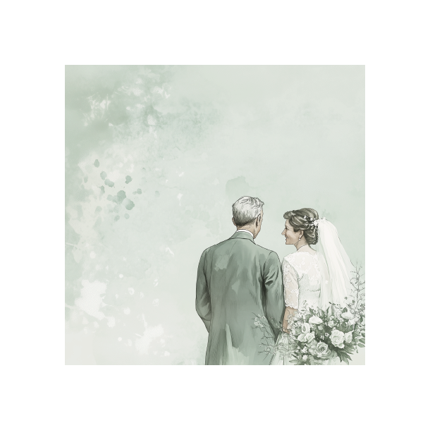 Gavlhusets Design - Blok 6'' - Brudepar