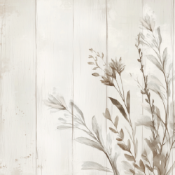 Gavlhusets Design - Blok 6'' - Hvid og sand