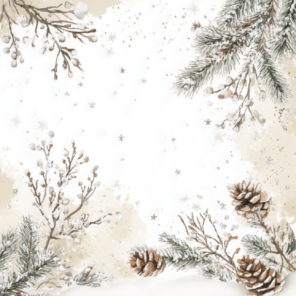 Gavlhusets Design - Blok 6'' - Jul og blomster