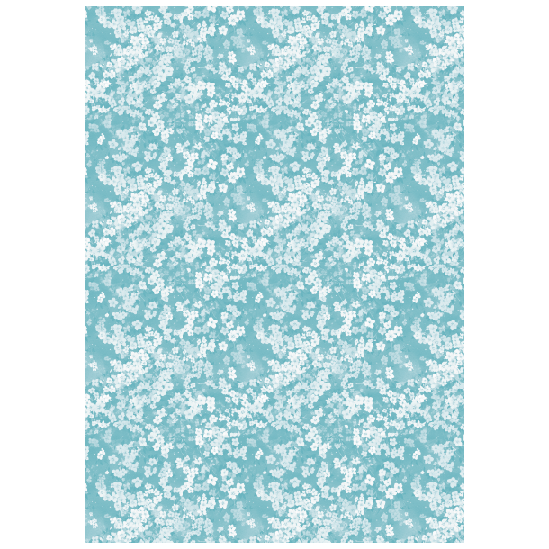 Gavlhusets Design - Blok A5 - Blomstereng - Pastel