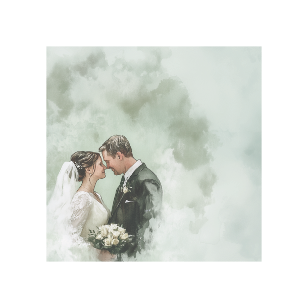 Gavlhusets Design - Blok 6'' - Brudepar