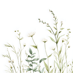 Gavlhusets Design - Blok 6'' - Blomster